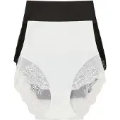 Bonprix Shapingtrosa svart / vit