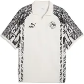 Puma Dortmund Fotbollströja King Retro - Vit/Svart, storlek Small