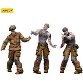 Joy toy Dark Source Zombie-brandmän Figur 3-pack 8 Cm