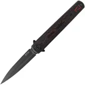 MKM-Maniago Knife Makers Flame Framelock Dagger Lava CF