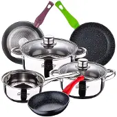 San Ignacio Cassel Kastrullset 20/24/28 Cm 5 Bitar