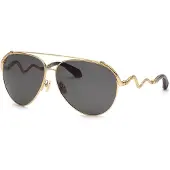 Roberto Cavalli Src090m Aviator Solglasögon För Kvinnor