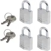 Master Lock P55992 Hänglås 20 mm Lika låsning Silver Nyckel