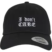 Mister tee Keps 'I Don‘t Care' svart / vit
