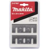 Makita - Hyvlingsblad - för trä - 2 delar - längd: 82 mm - bredd: 29 mm - för KP001GM201, KP001GZ
