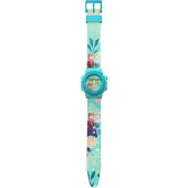Disney Frozen Frost Frozen Klocka Watch 4914 Digital Ljusblå 21cm
