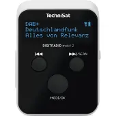 Technisat Fickradio DIGITRADIO mobil 2 FM, DAB+ Svart, Vit