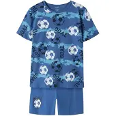 Name it Pyjamas blå / ljusblå / svart / vit