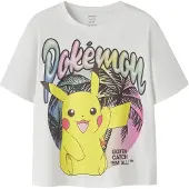 Name it T-shirt 'NKFMuba Pokemon' gul / rosa / svart / naturvit
