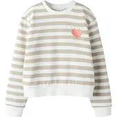 Name it Sweatshirt 'NKFBELL' kitt / persika / vit