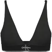 Calvin Klein Triangle Bralette Icon Microfibre Stretch Graphic