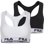 FILA Behå knallröd / svart / vit / off-white