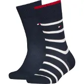 Tommy Hilfiger Breton Stripe Strumpor 2 Par