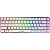 Fifine GK1W mekaniskt tangentbord, 65% RGB (vitt)
