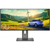 Lenovo ThinkVision P34WD-40 - LED-skärm - böjd - 34 - 3440 x 1440 @ 120 Hz - IPS - 350 cd/m² - 2000:1 - HDR10 - 4 ms - HDMI, DisplayPort, USB-C - eclipse black