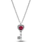 Pandora Timeless silver nyckel halsband 394392C01-45
