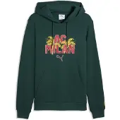 Puma Milan Luvtröja FtblCulture - Grön/Gul/Röd - , storlek Large