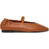 Tommy Hilfiger Leather Elasticated Strap Ballerinas