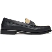 Tommy Hilfiger Leather Debossed Logo Loafers