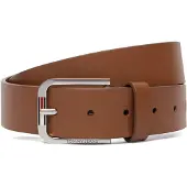 Tommy Hilfiger Tommy Jeans Austin Embossed Logo Leather Belt