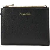 Calvin Klein Foil Logo Double Zip Card Holder