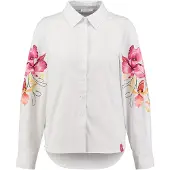 Key Largo Blus ' TEXAS ' rosa / vit