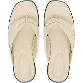 Tommy Hilfiger Leather Toe Post Flat Sandals