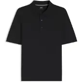 BOSS Knit polo in virgin wool