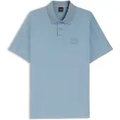 BOSS för män. 50559146 Polo Relaxed Fit ljusblå (L), Casual, Bomull, Kort ärm