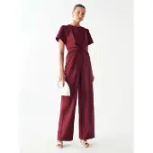 Willa Jumpsuit 'RIVA' mörkröd