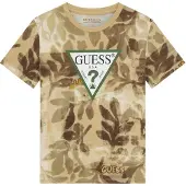 GUESS T-shirt khaki / oliv / mörkgrön / vit