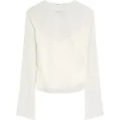Bershka T-shirt 'BLOBER' ecru