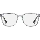 BOSS Transparent-grey optical frames with logo plaque