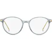 BOSS Blue-grey optical frames with gold-tone trims