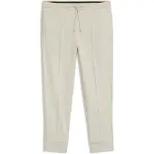 BOSS Cotton-blend tracksuit bottoms with piping details