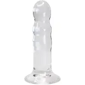 Ginza.se Dildo - Transparent 16 cm med sugkopp