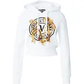 Versace Jeans Couture Sweatshirt guld / svart / vit