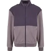 Urban Classics Colour Block Polar Fleece Sweatshirt Med Dragkedja