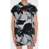 FCS Towel Surf Poncho camo/black