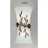 KÖGL Vägglampa ROSE, dimbar, Brun / mässing, Vardagsrum / matsal, Metall, Lantlig / rustik, Vägglampa, vägglampa inomhus