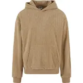 Urban Classics Jacquard Velvet Oversized Huvtröja