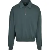 Urban Classics Shirt Collar Tröja Med Halv Dragkedja