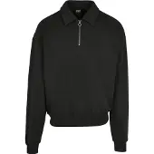 Urban Classics Shirt Collar Tröja Med Halv Dragkedja