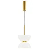 Maytoni Design pendellampa Kyoto, Vitt / opal, Vardagsrum / matsal, Glas, Modern, Pendellampa