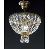 KÖGL Kristall taklampa CUPOLA, dimbar, Genomskinlig / transpare, Vardagsrum / matsal, Metall, Taklampa