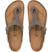 Birkenstock för män. 43391 Sandaler Gizeh Birko-Flor (Normal passform) grå (44), Karta, Ingen, Casual