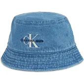 Calvin Klein Denim Embroidered Monogram Bucket Hat