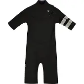 Hurley Air 2/2 Mm Kortärmad Shorty Med Dragkedja Fram