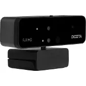 Dicota Webcam PRO Face Recognition - Webbkamera - färg - 1920 x 1080 - 1080p - ljud - USB 2.0