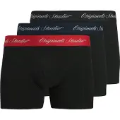 Jack & Jones Boxershorts 'JACNORREBRO' mörkblå / röd / svart